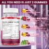 (2 Pack) Iron Gummies Supplement for Women & Men, Iron Supplements for Anemia with Vitamin C, B12, Folate-Blood Builder & Energy Support for Iron Deficiency - Grape Flavor, Vegan, 120 Gummies view 2