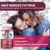 (2 Pack) Iron Gummies Supplement for Women & Men, Iron Supplements for Anemia with Vitamin C, B12, Folate-Blood Builder & Energy Support for Iron Deficiency - Grape Flavor, Vegan, 120 Gummies view 4