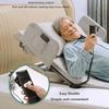 Electric Lifting Bed Backrest, Portable Medical Pillow Lifter, Adjustable Mattress Sit-Up Back Stand Assist Aid,Brown view 2