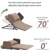 Electric Lifting Bed Backrest, Portable Medical Pillow Lifter, Adjustable Mattress Sit-Up Back Stand Assist Aid,Brown view 4