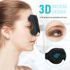 FlyCoco Blackout Eye Mask for Sleeping, 3D Contoured Cup No Pressure Sleep Mask with Adjustable Strap, Ultra-Thin Sides Breathable Lightweight Soft Eye Cover for Men Women Home Travel Airplane Party view 4