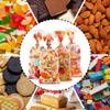 Yicelerate 100 Pack Thanksgiving Treat Bags, Fall Treat Bags, Thanksgiving Candy Bag Plastic Cellophane Goodie Autumn Pumpkin Maple Leaves Cookie Gift Bag with Twist Party Favors Supplies view 4