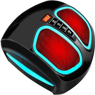 Foot Massager with Heat, Foot Massager Machine with Remote, Upgraded Full Cover Heat, Shiatsu Deep Kneading, Multi-Level Settings & Intensity, Delivers Relief for Tired Muscles and Plantar Fasciitis
