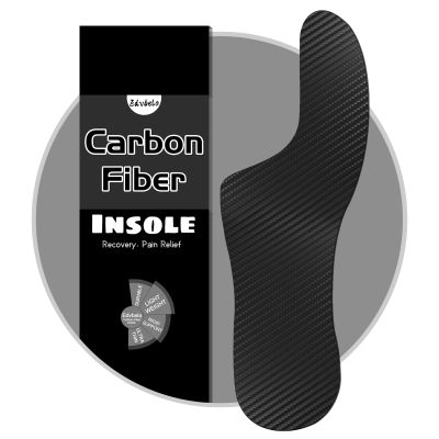 Edvbela Mortons Extension Orthotic Carbon Fiber Insole for Morton's Toe, Turf Toe, Hallux Rigidus, Foot Fractures, Arthritis, Rigid Insert for Hiking, Trekking, Alternative to Post Op Shoe - 1 Piece