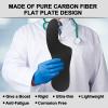 Edvbela Mortons Extension Orthotic Carbon Fiber Insole for Morton's Toe, Turf Toe, Hallux Rigidus, Foot Fractures, Arthritis, Rigid Insert for Hiking, Trekking, Alternative to Post Op Shoe - 1 Piece view 2