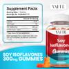 Soy Isoflavones Supplement for Women  Non-GMO Phytoestrogens for Menopause Relief, Hot Flashes, Hormonal Balance, Genistein, Soy with Isoflavones, Bone Health Support  60 Vegan Chewable Gummies view 3