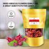WOODCHA Candied Hibiscus, Dried Edible Flowers, Edible Hibiscus Flowers Cake Decorations, Hibiscus Food, Dehydrated Flowers, Roselle, Kosher, Vegan-Perfect for Christmas, Easter, Thanksgiving, Weddings, Holidays & Homemade Desserts (1lb) view 4
