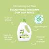 AspenClean Natural Dish Soap Refill Eucalyptus and Rosemary - 100% Natural, Organic, Baby-Safe, Pet-Friendly, Vegan, Cruelty-Free, Biodegradable - EWG VERIFIED & EcoCert Certified (2 Pack) view 2