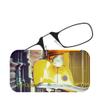 Always With You ThinOptics Readers - Armless On-Nose Reading Glasses - Slim Printed Case Attaches to Phone or Fits in Wallet - American Auto 2.0x view 2