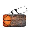 Always With You ThinOptics Readers - Armless On-Nose Reading Glasses - Slim Printed Case Attaches to Phone or Fits in Wallet - Basketball Court 1.0x view 2