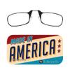Always With You ThinOptics Readers - Armless On-Nose Reading Glasses - Slim Printed Case Attaches to Phone or Fits in Wallet - Made in America 1.0x view 1