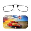Always With You ThinOptics Readers - Armless On-Nose Reading Glasses - Slim Printed Case Attaches to Phone or Fits in Wallet - American Truck 2.0x view 1