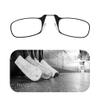 Always With You ThinOptics Readers - Armless On-Nose Reading Glasses - Slim Printed Case Attaches to Phone or Fits in Wallet - Hockey Sticks 1.0x view 1