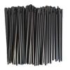200 Pcs Snow Cone Spoon Straws Flexible Disposable Drinking Straws Drink Stir Sticks Summer Straws For Slushie Milkshakes Shaved Ice Black view 1