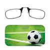 Always With You ThinOptics Readers - Armless On-Nose Reading Glasses - Slim Printed Case Attaches to Phone or Fits in Wallet - Soccer 2.0x view 1