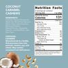Earthside Farms Coconut Caramel Cashews 4oz, 3Pack  Vegan, Gluten-Free, Low Carb, Keto Friendly Snack  Sweet & Crunchy Cashews with Real Coconut  Perfect Snack for On-the-Go, Work, School, Travel view 2