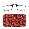 Always With You ThinOptics Readers - Armless On-Nose Reading Glasses - Slim Printed Case Attaches to Phone or Fits in Wallet - Footballs 2.0x view 1