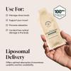 Ashwagandha Liposomal Stress Support by Beekeeper's Naturals, 600mg with Propolis, L-Theanine, Anti-Stress Support for Calm & Relaxation, 10ct view 3