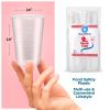 Diplastible 960 Pack 9 oz Clear Plastic Cups for Parties, Disposable Drinking Cups for Birthday Party Supplies, Office, Home, Events, or Picnics view 3