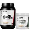 BARE PERFORMANCE NUTRITION BPN Vegan Oatmeal Cookie Protein + Strong Greens Pineapple Coconut Bundle view 1