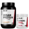 BARE PERFORMANCE NUTRITION BPN Vegan Peanut Butter Cookie Protein + Strong Reds Strawberry Bundle view 1