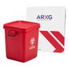 28gal (1PK) Mail-in Take Back Sharps Containers with Destruction Services for Safe & Environmentally-Responsible Needle Disposal | Home, Personal, Travel, and Professional Use view 1