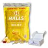 Halls Sugar Free Honey Lemon- Relief Cough Drops, Economy Pack, 70 Drops (1 Pack), Set with Fusion Shop Store Box (1), Small, Yellow view 1