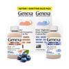 Genexa Kids' Clean Cold & Flu Relief Day/Night Multi-Symptom, Dye Free, 0% Artificial Additives, Children's Liquid Pain, Fever & Cough Medicine, Ages 4-11, Organic Blueberry Flavor, 8 fl oz (2 Pack) view 1