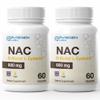 Puregen Labs N-Acetyl-L-Cysteine (NAC) 600mg, NAC 600 mg, Potent antioxidant Support, Free-radicals, Easy to Absorb - Total 120 Vegetarian Capsules view 1