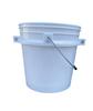 Lee Fisher Sports 3.5 Gallon White Ismart Bucket 6 Pack Without Lids - Sturdy and Reliable Utility Buckets view 2