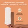 Rael Panty Liners for Women, Organic Cotton Cover - Daily Pantiliners, Light Absorbency, Unscented, Chlorine Free (Extra Long, 60 Count) view 3