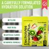 Electrolytes Powder Plus (50 Servings), 0 Calorie Keto, 0 Sugar, No Maltodextrin,1000mg Potassium,120mg Calcium,120mg Magnesium, Hydration Powder (50 Servings, Strawberry Kiwi) view 4