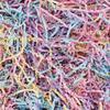 LDKGHE 4 oz Crinkle Cut Paper Shred Filler for Gift Wrapping Baskets Filling Box Birthdays Christmas Thanksgiving Easter Weddings Valentines Mother's Day Anniversaries (Pink,Purple,Blue & Yellow) view 1