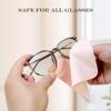PERFECTSIGHT Microfiber Cleaning Cloth | Eyeglass Lens Cleaner [6 Pack, 5.7x6.7 Inch] Glasses, Phone, Camera, Computer Screen Cleaning | Safe for All Coated Lenses - Pink view 2