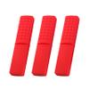 Chewy Oral Tubes Tough Bar for People with ADHD, Autism, Biting Needs,Sensory Chew Toy,Oral Motor Chewy Teether Made from Food Grade Silicone for People with Aggressive Biting Habits (3 pcs red) view 1