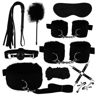 Bed Restraints Kit for Couple Under King Bed Straps Restraints Spreaders Bar Legs and Hands Sex Ties for Adult Play Ankles and Wrists for Men Sex Furniture for Adults Couples Bedroom Toy Sweater Black