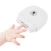 Electric utom tic N il Clipper with Light nd 2 Speeds, Fingern il Cuer, Re ble S fety B by N il Clippers for Kids, Seniors nd dult (White) view 1