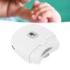 Electric utom tic N il Clipper with Light nd 2 Speeds, Fingern il Cuer, Re ble S fety B by N il Clippers for Kids, Seniors nd dult (White) view 3