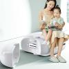 Electric utom tic N il Clipper with Light nd 2 Speeds, Fingern il Cuer, Re ble S fety B by N il Clippers for Kids, Seniors nd dult (White) view 4