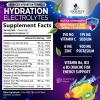 Hydration Electrolyte Powder 1200mg - Advanced Hydration Formula Daily Liquid Replenisher Drink Mix - Electrolytes Multiplier with Minerals, Potassium & Real Salt, Tasty Fruit Flavor - 60 Servings view 2