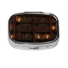 Zlyyxy Pill Box 2 Compartment Medicine Pill Case,Portable Travel Pillbox Pocket Pill Case Compact Pill Organizer,Daily Pill Box to Hold Vitaminsbook Room Mysterious Library view 1