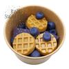 Blueberry Waffles Wax Melts For Warmer Blueberry Waffle Shaped Wax Melt Brittle In A Cup Breakfast Wax Melts Blueberry Wax Bark Waffle Lover view 2