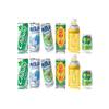 FRKR Korean 10 &12 Drinks Assortment Gift Box [Chilsung Cider/Mikis/Demisoda/Banana Milk/McCOL/MoguMogu/2%/SacSac/Etc.] Soft Drinks + Real Fruit Drinks + Energy Drinks (12, Sunny Day) view 1