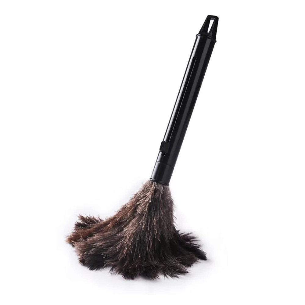 AthuAh Duster, Set Feather Duster Household Ostrich Feather Duster Car Dust Sweeping Artifact Cleaning Tool Chicken Feather Duster Dusting Soft Brush Handle Dusters Brushes