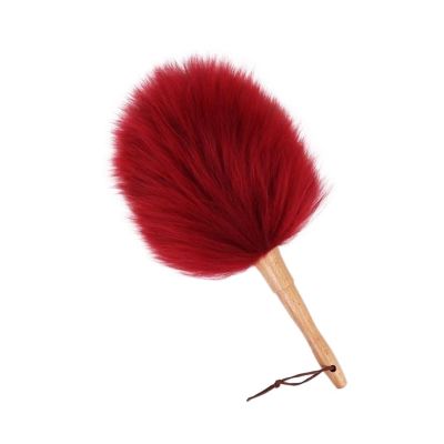 AthuaH Duster, Set Feather Duster Dust-Sweeping Feather Duster Car Feather Duster Dust-Sweeping Household Car Handle Dusters(Color:Red Wine Small)