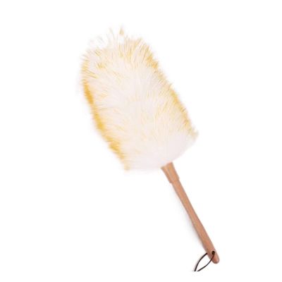 AthuAh Duster, Set Feather Duster Dust-Sweeping Feather Duster Car Feather Duster Dust-Sweeping Household Car Handle Dusters(Color:Yellow Hair Tip Medium)