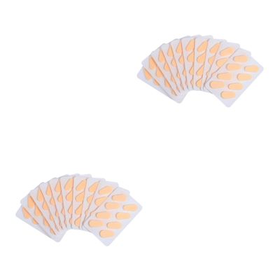 FOMIYES 80pairs Eyeglass Nose Pads Replacement Skid Glasses Frame Nose Pads for Comfortable Fit Soft Touch Easy to Apply for Frames