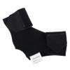 SiennaWrap Compression Wrap for Foot - Adjustable Velcro Lymphedema Wraps for Feet/Ankles - Medical-Grade Compression - Circulation Support - Plus Size - Made in USA (Black, Medium, Left) view 1