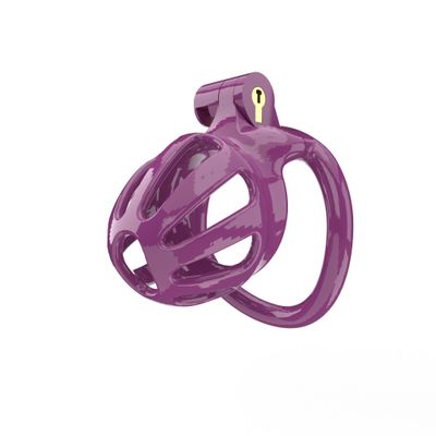 Zhong shu sheng Skeleton Breathable Sports Chastity Cage Men's SM Chastity Device Multi-Size A231 (Flat Ring, S)