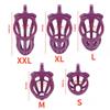 Zhong shu sheng Skeleton Breathable Sports Chastity Cage Men's SM Chastity Device Multi-Size A231 (Flat Ring, S) view 3